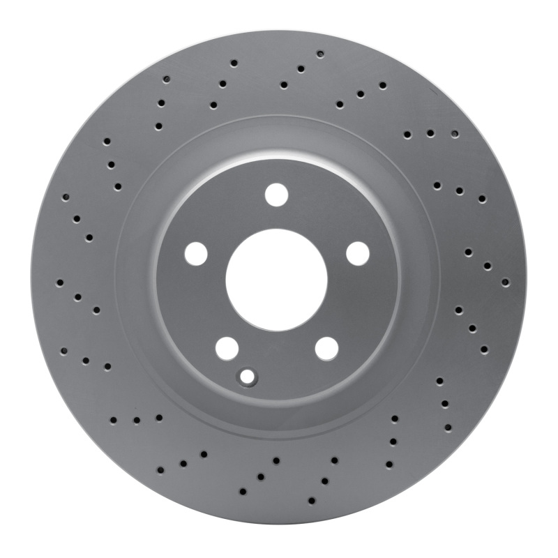 Mercedes-Benz S600 Brake Rotor (1) - Front - R1 Concepts - GeoSPEC Coated Rotor - Drilled - `01-`06